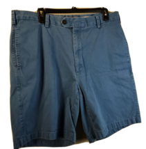 Orvis Shorts Mens Size 36 Blue Denim 100% Pima Cotton Pockets Belt Loops Pull On - £16.59 GBP
