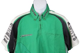 Outer Circle Short Sleeve 1/4 Zip Celtic Performance Shirt Green Small - £5.90 GBP