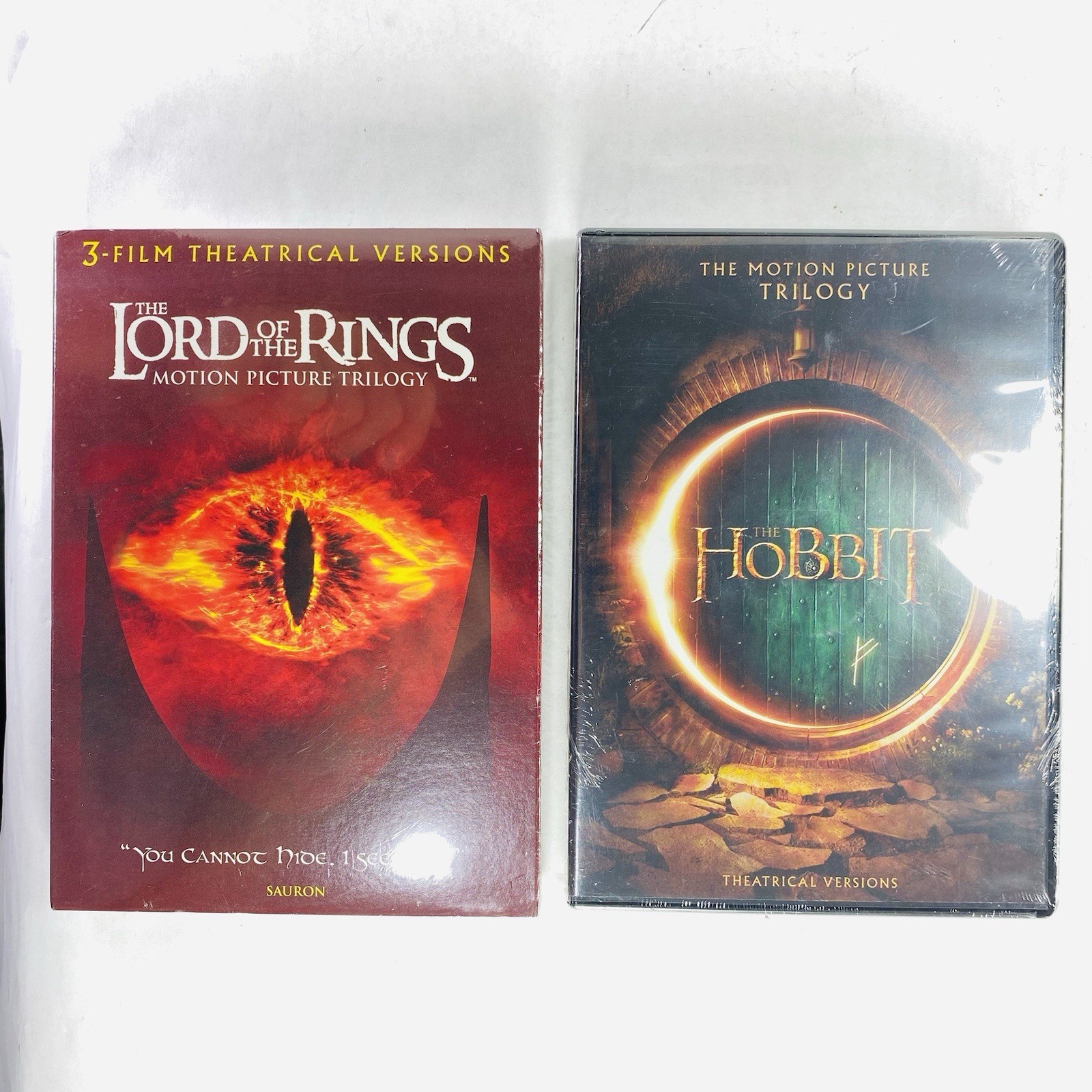 New! The Lord of the Rings: 3-Film Collection &amp; The Hobbit Trilogy DVD Sets - $14.99