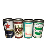 Lot Of 4 Vintage Foreign Import Pull Tab Beer Cans - Sapporo, XXX, Bavar... - £24.33 GBP