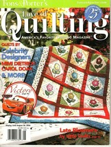 Love of Quilting Magazine August 2006 Quilt Patterns by Celebrity Designers - $5.77