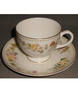 WEDGWOOD Bone China MIRABELLE PATTERN Cup &amp; Saucer ENGLAND - $460.25 MXN
