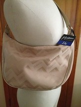 Claude Montana Women&#39;s Handbag Blu Ivory Signature Handbag Nwt - $29.70