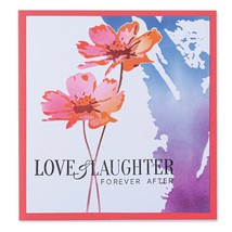 Sizzix Making Tool Layered Stencil 6&quot;X6&quot; By Olivia Rose-Flowers - £37.62 GBP