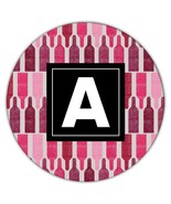 All Over Wine Bottles : Gift Coaster Pattern Burgundy Red Wall Decor Hom... - $4.99