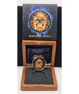 2018 Canadian Maple Leaf 1 oz Silver Burning Skull Limited #250/500 + CO... - $167.07 CAD
