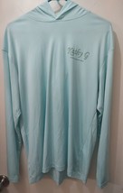 Kathy G Manasquan Fishing Long Sleeve Dry Fit Blue Shirt Size M - £9.29 GBP