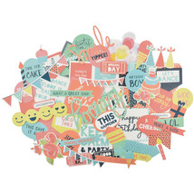 Party Time Collection Collectables Dies Cut Cardstock Pieces - $567.11 MXN
