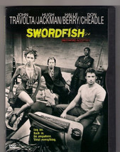 SWORDFISH -(DVD, 2001) - (Halle Berry/Hugh Jackman/John Travolta) no cover - £5.58 GBP