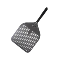 Anygleam Pizza Shovel 33 cm x 61cm  Dark Grey for Perforated Peel with M... - $99.50