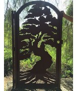 Bonsai Tree Gate Metal Art Pedestrian Walk Thru Entry Iron Steel Garden - $1,349.00