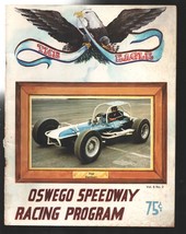 Oswego Speedway Auto Race Program Vol. 6 #2 1969-supermodified race car pix-R... - £42.91 GBP