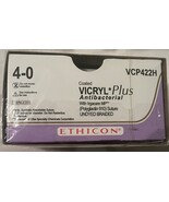 Polyglact 910 Undyded Braided Suture, 4-0, FS-2, 27”(70cm) Absorb VCP422... - $155.00