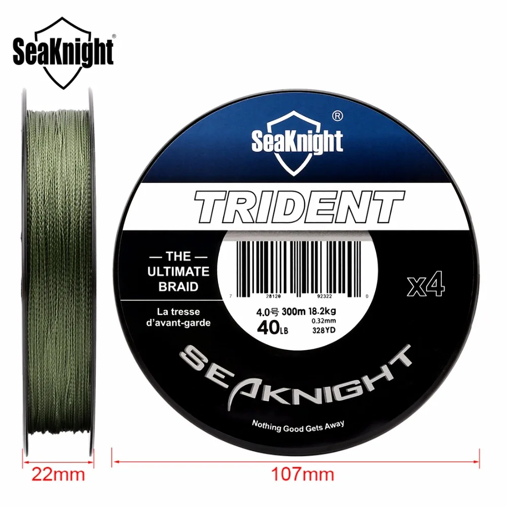 Sporting Close Out! SeaKnight TRIDENT 300M 328Yds Braided Fishing Line 4 Strand  - £29.10 GBP
