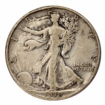 1938-D Argent Marche Liberty Demi Dollar 50C (Fin , F. État - $137.71