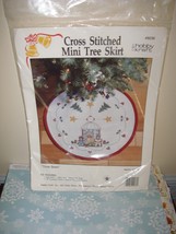 Hobby Kraft Three Bears Cross Stitch Mini Tree Skirt - $14.99