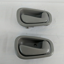 2x Fits 1998-2002 Corolla Prizm Gray Interior RH Door Handle Replaces 69... - $21.57