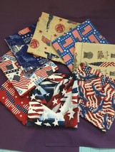 Fat Quarter Bundle - 8 Patriotic Patterns - 100% Premium Cotton Fabric from vari - £14.16 GBP