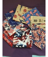 Fat Quarter Bundle - 8 Patriotic Patterns - 100% Premium Cotton Fabric f... - £14.22 GBP