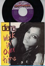 Diana Ross 45 &amp; PS - Workin&#39; Overtime NM VG++ / VG++ D2 - £3.94 GBP