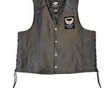 Harley Davidson Leather Vest Size 3xl Freedom Patch Lynchburg Va NWOT - $49.45
