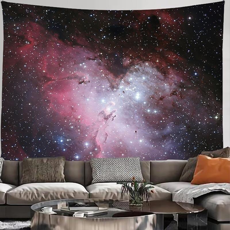 Printed Galaxy Lightspeed Tapestry Multifunctional Tapestry Sitting Carp... - $10.29+