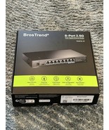 BrosTrend 8 Port 2.5G Ethernet Switch, 40 Gbps Switching Capacity - $67.17 CAD