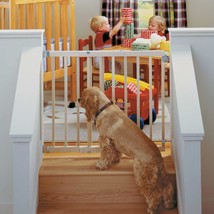 Toddleroo by North States Stairway Swing Wooden Gate, Baby Gate for Stai... - $1,067.74 MXN+