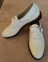 TZ GOLF - FootJoy CLASSIC Women&#39;s Oxford Kiltie Golf Shoes Size 8A Style #02669 - £93.14 GBP