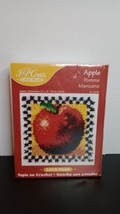 J &amp; P Coats Apple Latch Hook Kit 12&quot;x 12&quot;  Kit #25126 NEW SEALED - £14.69 GBP