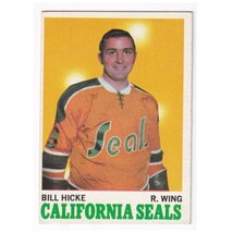 Bill Hicke 1970 71 Topps NHL Hockey 76 California Golden Seals - £1.96 GBP