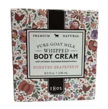 Beekman 1802 Pure Goat Milk Whipped Body Cream Honeyed Grapefruit 8 Oz. - £18.34 GBP