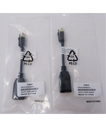 PNY 91008582V3 MINI DP DISPLAYPORT M - DISPLAYPORT F ADAPTER 2PK - NEW/S... - $97.38 MXN