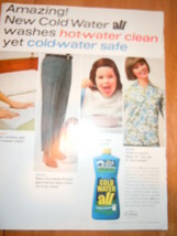 Vintage All Laundry Detergent Print Magazine Advertisement 1966 - $4.99