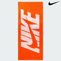 Nike Jacquard Sports Towel Unisex Training Tennis Gym Towel Orange IF060... - $64.46 CAD