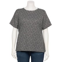 Plus Size Croft &amp; Barrow® Essential Crewneck Top, Women&#39;s, Size: 3XL, Bl... - $16.99