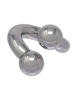 Trojan Spiral Ring 8mm gauge (0g) Internally threaded 316L stainless steel - $41.22+