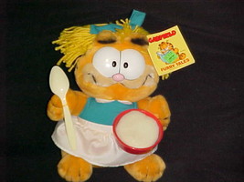 10&quot; Garfield Furry Tales Goldilocks Plush Toy With Tags By Dakin From 1981 - £47.17 GBP