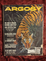 Argosy August 1963 Aug 63 JACQUES-YVES Cousteau Richard Bach Cat Robert Craig - £10.39 GBP