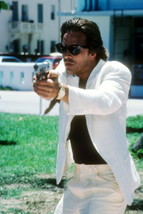 Don Johnson, as Sonny pointing gun Miami Vice 4x6 photo - £3.79 GBP