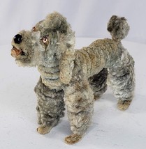 Vintage Chenille Grey Poodle Pipe Cleaner Dog - $93.49