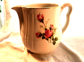 Vintage Hall China Rayed Pitcher Jug  Primrose Exclusive for Grand Union Mint - £23.97 GBP