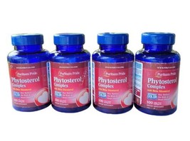 4 Phytosterol Complex w/ Beta Sitosterol 100 softgels Puritan&#39;s Pride Exp 08/25 - £31.50 GBP