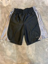 Youth Boys Size Small Champion Black Gray Athletic Shorts GUC - $10.00
