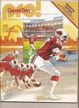 1983 NFL Gameday Program Patriots Cardinals Nov 29th - £7.49 GBP