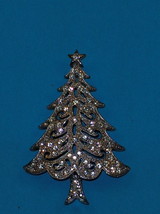 Christmas Tree Brooch Pin  Judy - £11.82 GBP