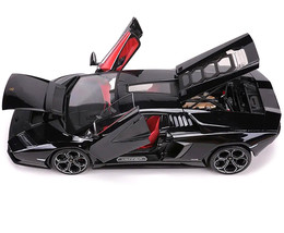 Lamborghini Countach LPI 800-4 Black w Red Interior Special Edition 1/18 Diecast - £45.01 GBP