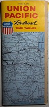 UNION PACIFIC RAILROAD Time Tables October 28, 1962 - £7.87 GBP