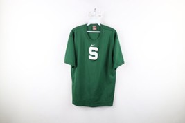 Vtg Nike Mens Large Travis Scott Center Swoosh Michigan State University T-Shirt - £35.48 GBP