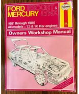 Haynes 789 Ford Escort &amp; Mercury Lynx Gas Engines 1981-1985 Repair Manual - $9.89